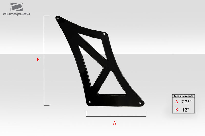 Universal 70" Duraflex VRX V1 Short Wing Complete Kit - 9 Piece - Includes VRX Air Foil Blade (113238) VRX Wing Stands (113242) VRX Wing V1 End Caps (113244) VRX Hardware Kit (115111)