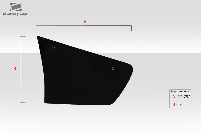 Universal 70" Duraflex VRX V1 Tall Wing Complete Kit - 9 Piece - Includes VRX Air Foil Blade (113238) VRX Wing Stands (113243) VRX Wing V1 End Caps (113244) VRX Hardware Kit (115111)