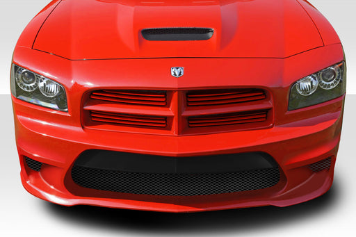 2006-2010 Dodge Charger Duraflex Hellcat Look Complete Kit - 5 Piece - Includes Hellcat Look Front Bumper (113290) Hellcat Look Side Skirts (113291) Hellcat Look Rear Bumper (113292) Hellcat Look Hood (113198)