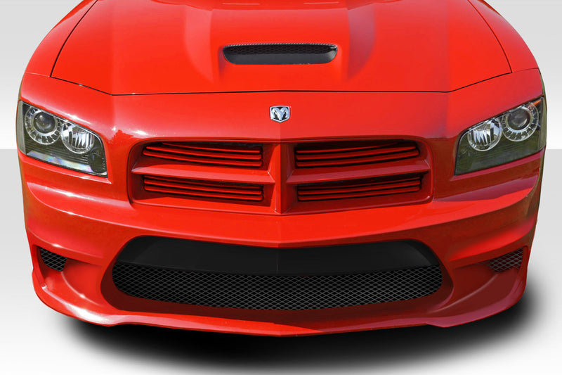 2006-2010 Dodge Charger Duraflex Hellcat Look Complete Kit - 4 Piece - Includes Hellcat Look Front Bumper (113290), Hellcat Look Rear Bumper (113291), and Hellcat Look Side Skirts (113292)
