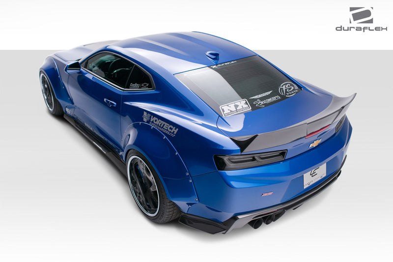 2016-2018 Chevrolet Camaro Duraflex Grid Body Kit - 8 Piece - Includes Grid Front Bumper (113015) Grid Side Splitters (113023) Grid Rear Diffuser (113022)