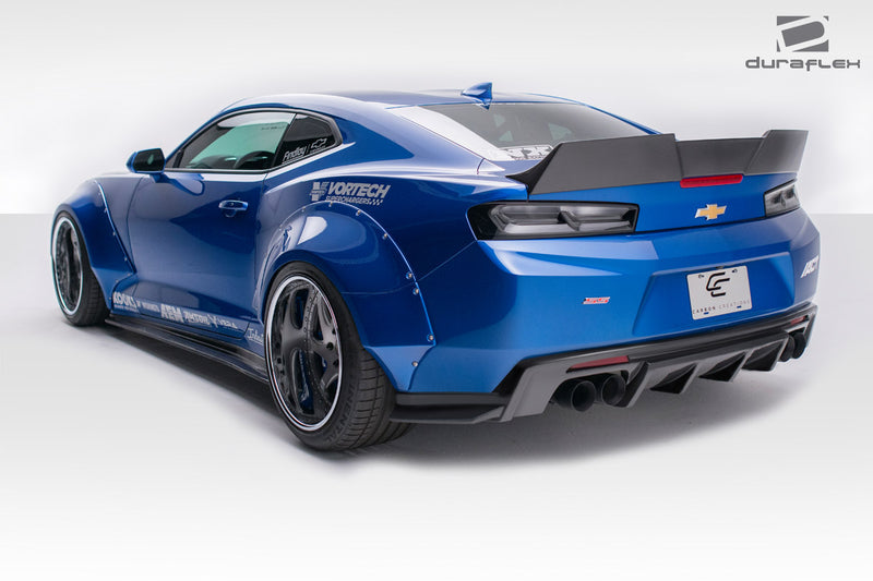 2016-2018 Chevrolet Camaro Duraflex Grid Body Kit - 10 Piece - Includes Grid Front Bumper (113015) Grid Side Splitters (113023) Grid Rear Diffuser (113022) Grid Hood (113019) Grid Rear Wing Spoiler (113020)