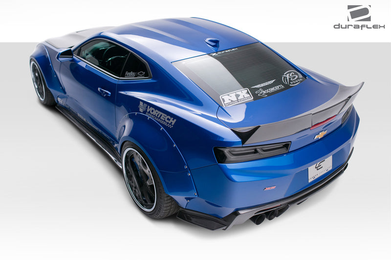 2016-2018 Chevrolet Camaro Duraflex Grid Wide Body Kit - 4 Piece - Includes Grid Front Fender Flares (113018) Grid Rear Fender Flares (113017)