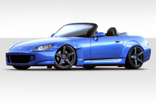 2000-2009 Honda S2000 Duraflex Circuit Fender Flares - 4 Piece - Includes Circuit Front Fender Flares (112742) Circuit Rear Fender Flares (112743)
