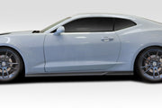 2016-2018 Chevrolet Camaro V8 Duraflex Arsenal Body Kit - 6 Piece - Includes Arsenal Front Lip Spoiler (113397) Arsenal Side Skirts (113391) Arsenal Rear Wing Spoiler (113393)