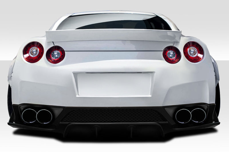 2009-2016 Nissan GT-R R35 Duraflex LBW Kit - 6 Piece - Includes LBW Front Bumper (113505) LBW Front Splitter ) LBW Rear Diffuser / Splitter (113510) LBW Rear Wing Spoiler (113512)