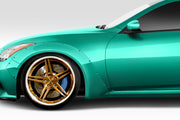 2008-2015 Infiniti G Coupe G37 Q60 Duraflex LBW Wide Body Kit - 8 Piece - Includes LBW Front Fender Flares (113529) LBW Rear Fender Flares (113531)