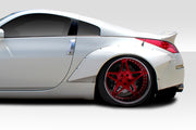 2003-2008 Nissan 350Z Z33 Duraflex RBS Kit - 9 Piece - Includes RBS Front Bumper (113541) RBS Front Splitter (113542) RBS Front Fender Flares (113544) RBS Rear Fender Flares (113545) RBS Rear Diffuser (113546)