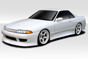 1989-1994 Nissan Skyline R32 2DR Duraflex V-Speed Body Kit - 4 Piece - Includes V-Speed Front Bumper (113562) V-Speed Side Skirts (113563) V-Speed Rear Bumper (113564)