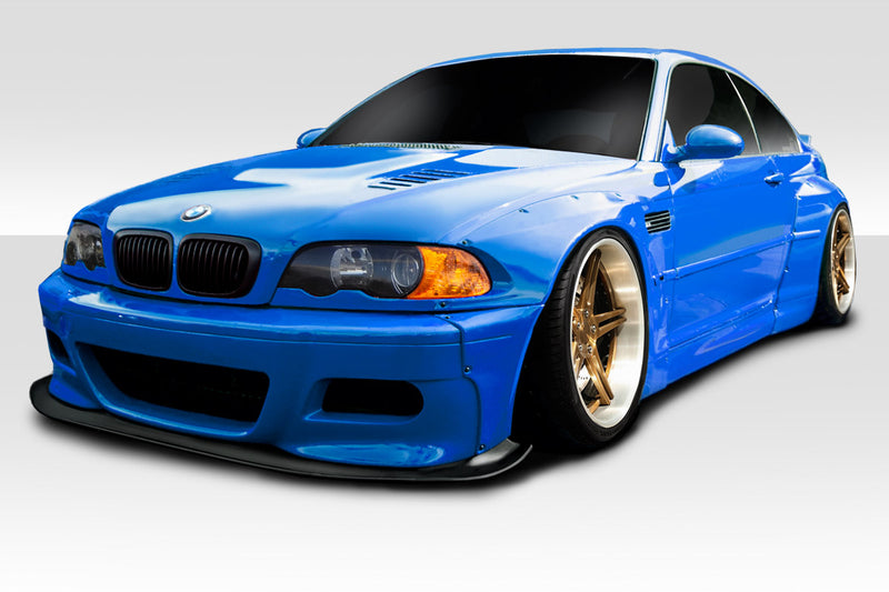 2001-2006 BMW M3 E46 Duraflex Circuit Wide Body Kit - 6Piece - Includes Circuit Front Fender Flares (113449) Circuit Rear Fender Flares (113450)
