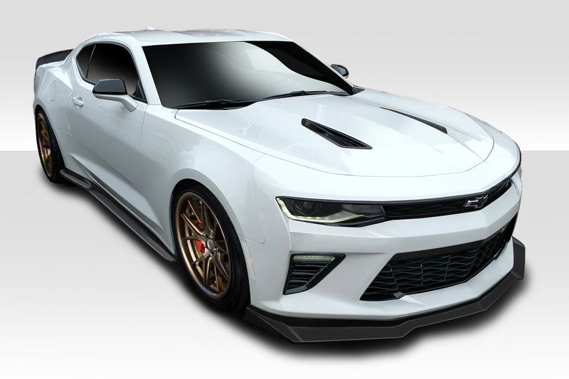 2016-2018 Chevrolet Camaro V8 Duraflex Arsenal Body Kit - 6 Piece - Includes Arsenal Front Lip Spoiler (113397) Arsenal Side Skirts (113391) Arsenal Rear Wing Spoiler (113393)