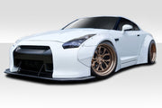 2009-2016 Nissan GT-R R35 Duraflex LBW Kit - 13 Piece - Includes LBW Front Bumper (113505) LBW Front Splitter (113506) LBW Front Fender Flares (113508) LBW Rear Fender Flares (113509) LBW Rear Diffuser / Splitter (113510)