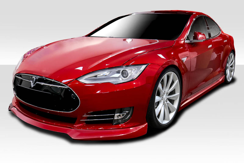2012-2016.5 Tesla Model S Duraflex UTech Kit - 4 Piece - Includes UTech Front Lip Spoiler (113550) UTech Side Skirts (113552) UTech Rear Diffuser (113554)