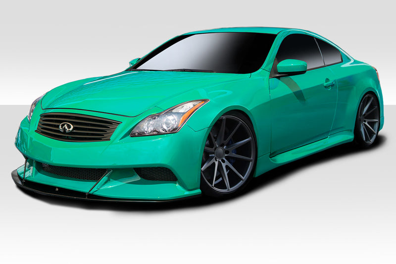 2008-2015 Infiniti G Coupe G37 Q60 Duraflex LBW Wide Body Kit - 7 Piece - Includes LBW Front Bumper (113526) LBW Front Splitter (113527) LBW Side Skirts (13530) LBW Rear Diffuser (113532)