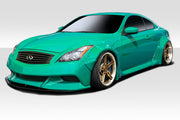 2008-2015 Infiniti G Coupe G37 Q60 Duraflex LBW Wide Body Kit - 8 Piece - Includes LBW Front Fender Flares (113529) LBW Rear Fender Flares (113531)