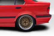 1992-1998 BMW 3 Series E36 Duraflex RBS Fender Flare Kit - 4 Piece - Includes RBS Front Fender Flares (113676) RBS Rear Fender Flares (113677)