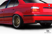 1992-1998 BMW 3 Series E36 Duraflex RBS Rear Fender Flares - 2 Piece