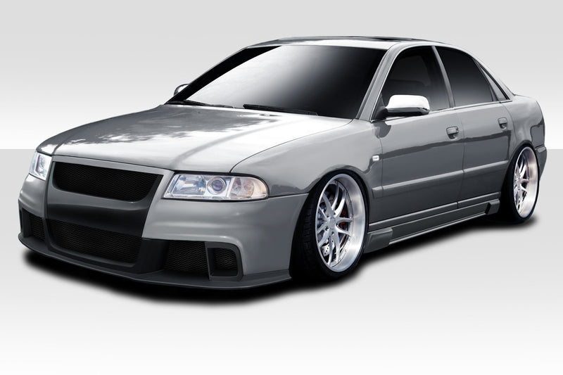 1996-2001 Audi A4 S4 B5 4DR Duraflex Version 2 Body Kit - 4 Piece - Includes Version 2 Front Bumper (113672) Version 1 Side Skirts (113671) Version 2 Rear Bumper (113673)