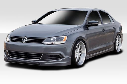 2011-2014 Volkswagen Jetta Duraflex Votex Look Body Kit - 4 Piece - Includes Votex Look Front Lip (113722) Votex Look Side Skirts (113724) Votex Look Rear Lip (113723)