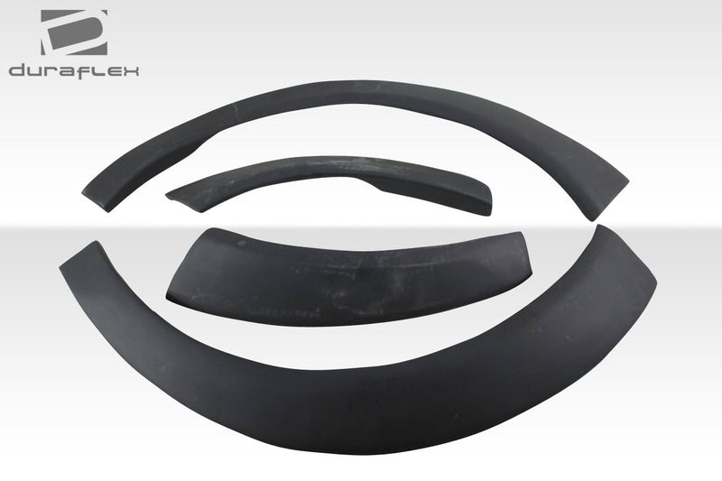 2006-2015 Mazda Miata Super20 Look Duraflex Fender Flare Kit - 4 Piece - Includes Super20 Look Duraflex Front Fender Flares (113779) Super20 Look Style Duraflex Rear Fender Flares (113781)