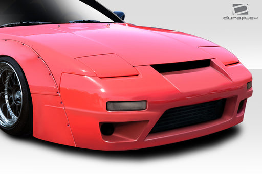 1989-1994 Nissan 240SX S13 HB Duraflex RBS V3 Wide Body Kit - 13 Piece - Includes RBS V3 front bumper (113872) RBS V3 Side Skirts (113873) RBS V3 Rear DIffuser (113874) RBS V3 Front Fender Flares (113875) RBS V3 Rear Fenders Flares (113876)