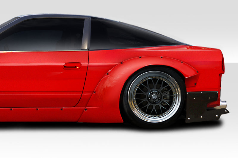 1989-1994 Nissan 240SX S13 HB Duraflex RBS V3 Wide Body Kit - 13 Piece - Includes RBS V3 front bumper (113872) RBS V3 Side Skirts (113873) RBS V3 Rear DIffuser (113874) RBS V3 Front Fender Flares (113875) RBS V3 Rear Fenders Flares (113876)