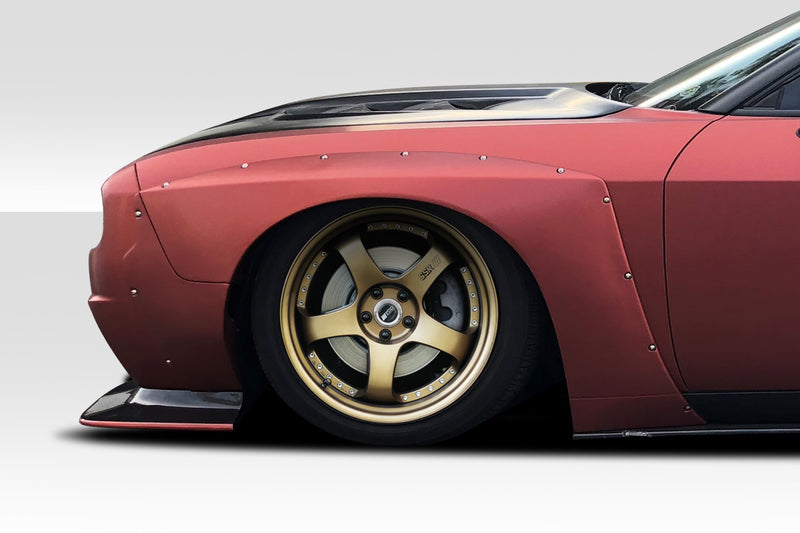 2008-2023 Dodge Challenger Duraflex Circuit Kit - 8 Piece - Includes Circuit Front Fenders (113899) Circuit Rear Fenders (113900)