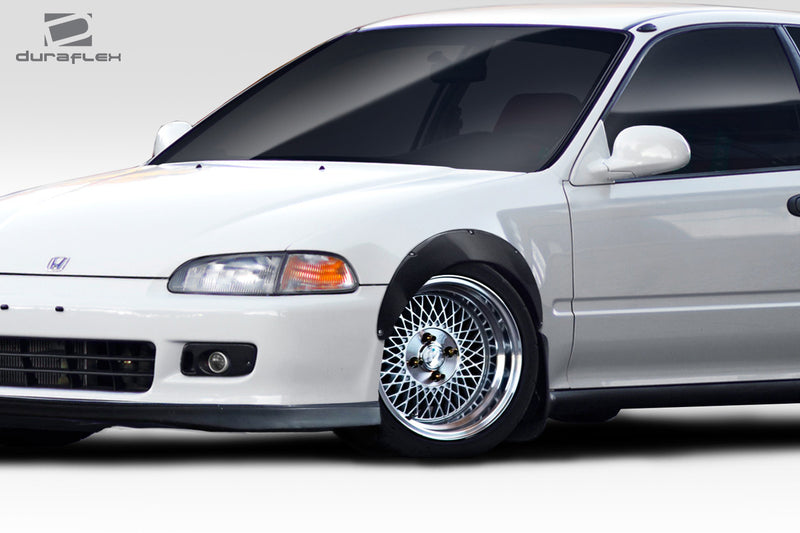 1992-1995 Honda Civic 2dr / HB Duraflex J Spec Fender Flares - 4 Piece