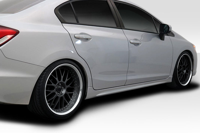 2012-2015 Honda Civic 4DR Duraflex RR Side Skirts - 2 Piece