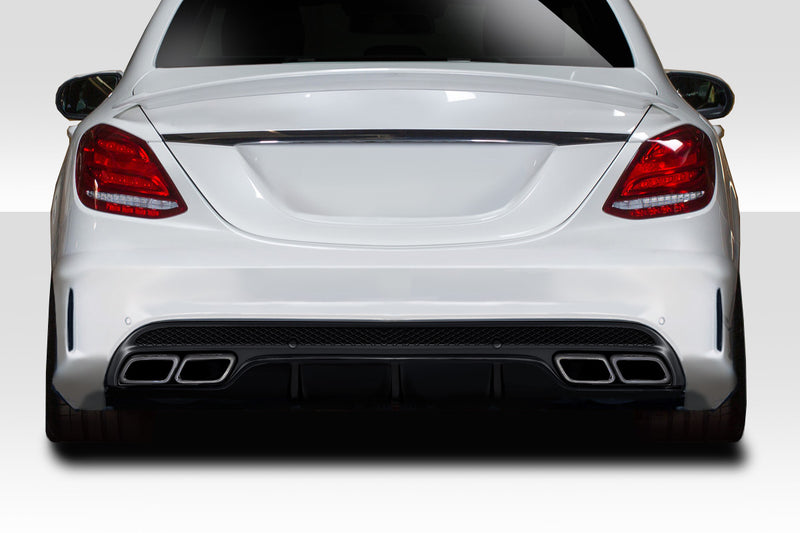 2015-2021 Mercedes C Class W205 Duraflex C63 Look Rear Diffuser - 1 Piece ( For AMG Bumper only) (S)