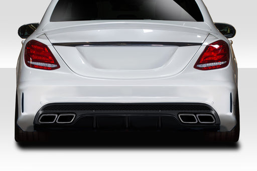 2015-2021 Mercedes C Class W205 Duraflex C63 Look Rear Diffuser - 1 Piece ( For AMG Bumper only) (S)