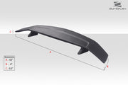 Universal Duraflex A-Spec Wing Spoiler - 1 Piece