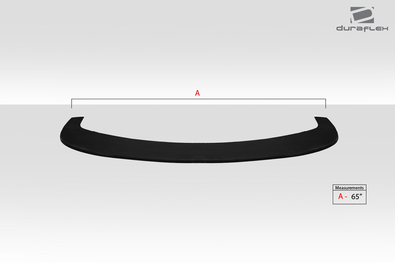 Universal Duraflex Type 3 Front Lip Splitter - 1 Piece