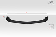 Universal Duraflex Type 4 Front Lip Splitter - 1 Piece