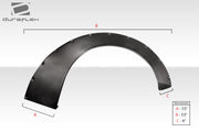 Universal Duraflex Slider V1 2.7" Fender Flares - 2 Piece