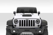 Universal Dual Ram Air Hood Scoop - 1 Piece