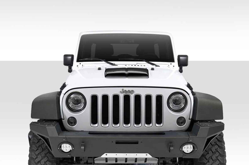Universal Dual Ram Air Hood Scoop - 1 Piece
