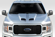 Universal Feed Dual Ram Air Hood Scoop - 1 Piece