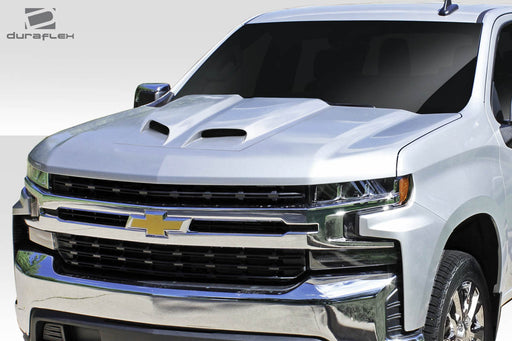 Universal Duraflex Feed Dual Ram Air Hood Scoop - 1 Piece