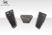 Universal Duraflex Trackstar 3 Hood Vents - 3 Piece