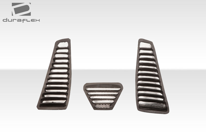 Universal Duraflex Trackstar 3 Hood Vents - 3 Piece