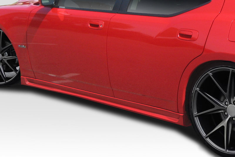 2006-2010 Dodge Charger Duraflex Markham Body Kit - 4 Piece - Includes Markham Front Bumper (114645) Markham Rear Bumper (114646) Markham Side Skirts (114647)