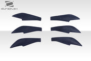 2013-2020 Scion FR-S Toyota 86 Subaru BRZ Duraflex GT500 V3 Rear Bumper Canards - 6 Piece