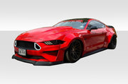 2018-2023 Ford Mustang Duraflex Grid Wide Body Kit - 8 piece - Includes Grid Front Fender Flares (114997) Grid Rear Fender Flares (112567)