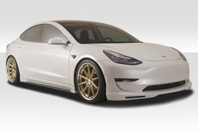 2018-2023 Tesla Model 3 Duraflex GT Concept Body Kit - 4 Piece - Includes GT Concept Front Lip (115465) GT Concept Rear Diffuser (115467) GT Concept Side Skirts (115469)