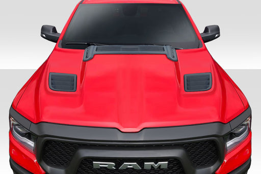 2019-2025 Dodge Ram Duraflex Rebel Mopar Look Hood - 1 Piece