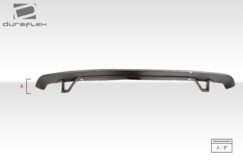 Universal Duraflex Tri Force Rear Wing Spoiler - 1 Piece