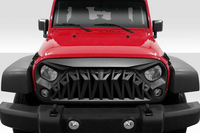 2007-2018 Jeep Wrangler JK Duraflex Monster Grille - 1 Piece