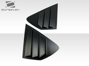 2018-2023 Subaru XV Crosstrek Duraflex Fennec Outdoors Edition Rear Window Scoops - 2 Piece