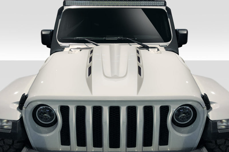 2018-2025 Jeep Wrangler JL Gladiator JT Duraflex Energy Hood - 1 Piece